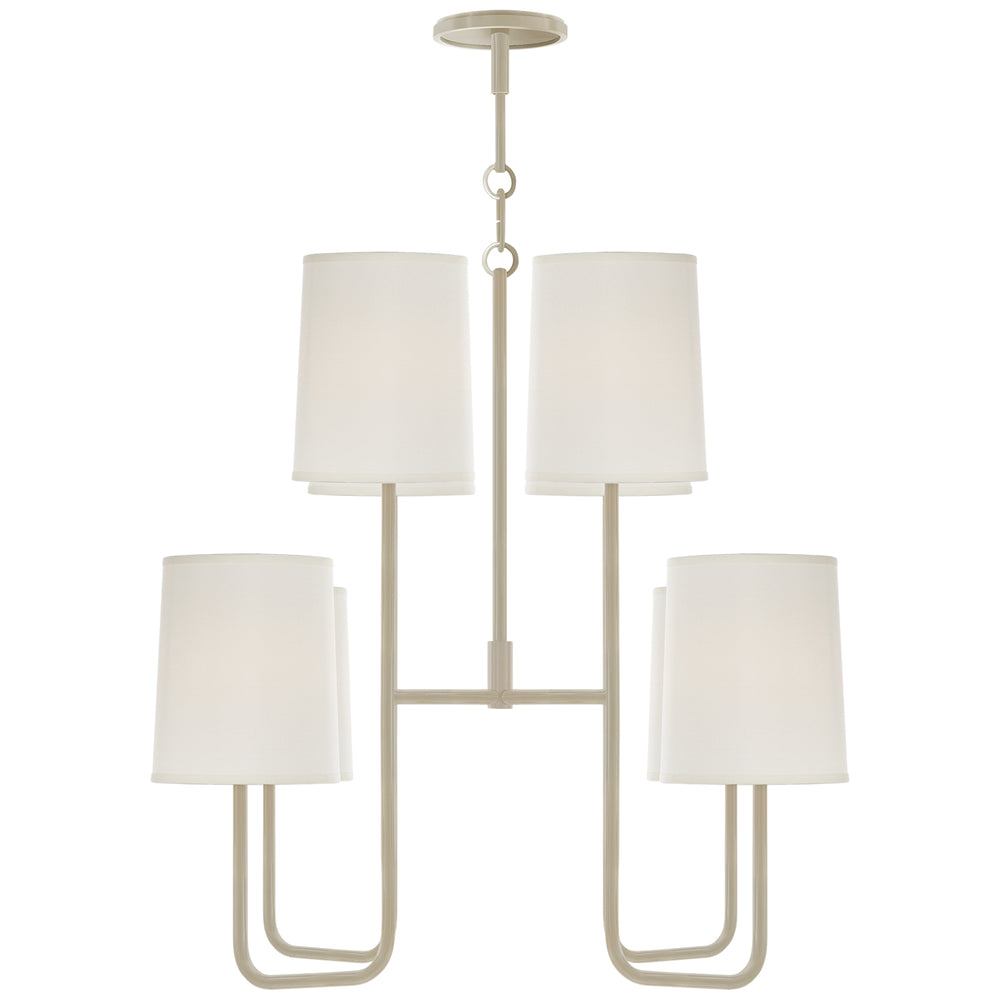 Visual Comfort Signature Canada - Eight Light Chandelier - Go Lightly - China White- Union Lighting Luminaires Decor