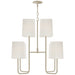 Visual Comfort Signature Canada - Eight Light Chandelier - Go Lightly - China White- Union Lighting Luminaires Decor