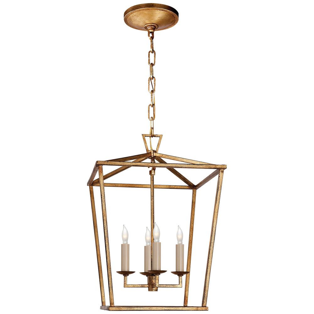 Visual Comfort Signature Canada - Four Light Lantern - Darlana - Gilded Iron- Union Lighting Luminaires Decor