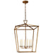 Visual Comfort Signature Canada - Six Light Lantern - Darlana - Gilded Iron- Union Lighting Luminaires Decor