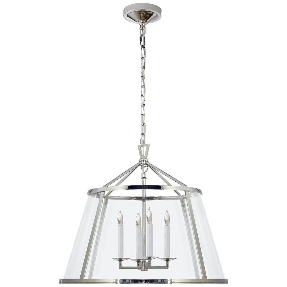 Visual Comfort Signature Canada - Four Light Pendant - Darlana Pendant - Polished Nickel- Union Lighting Luminaires Decor