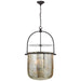 Visual Comfort Signature Canada - Four Light Lantern - Lorford - Aged Iron- Union Lighting Luminaires Decor