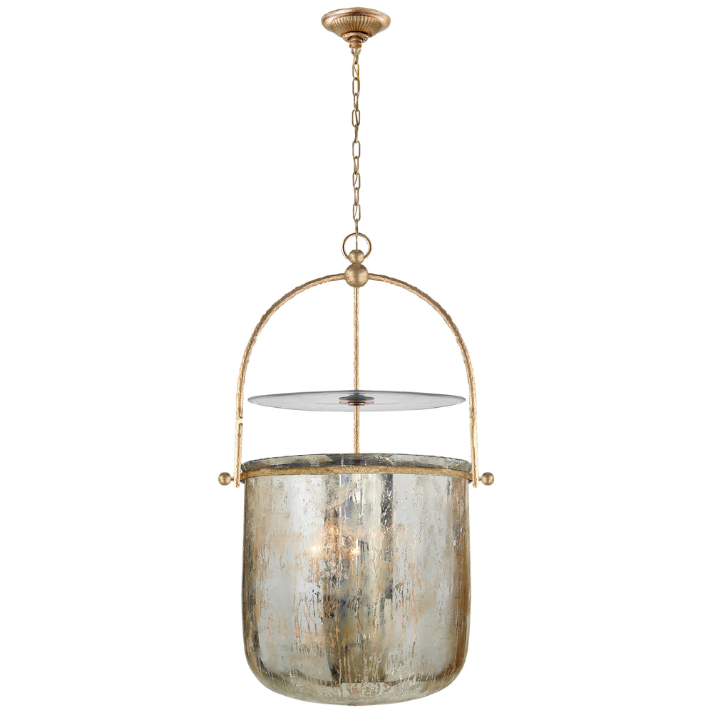 Visual Comfort Signature Canada - Four Light Lantern - Lorford - Gilded Iron- Union Lighting Luminaires Decor