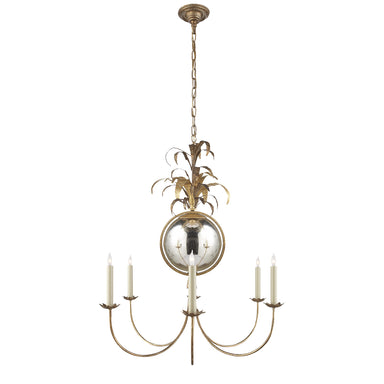 Visual Comfort Signature Canada - Six Light Chandelier - Gramercy - Gilded Iron- Union Lighting Luminaires Decor