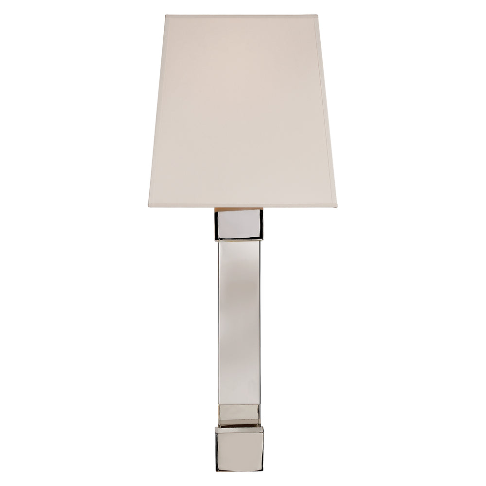 Visual Comfort Signature Canada - One Light Wall Sconce - Edgar - Crystal with Polished Nickel- Union Lighting Luminaires Decor