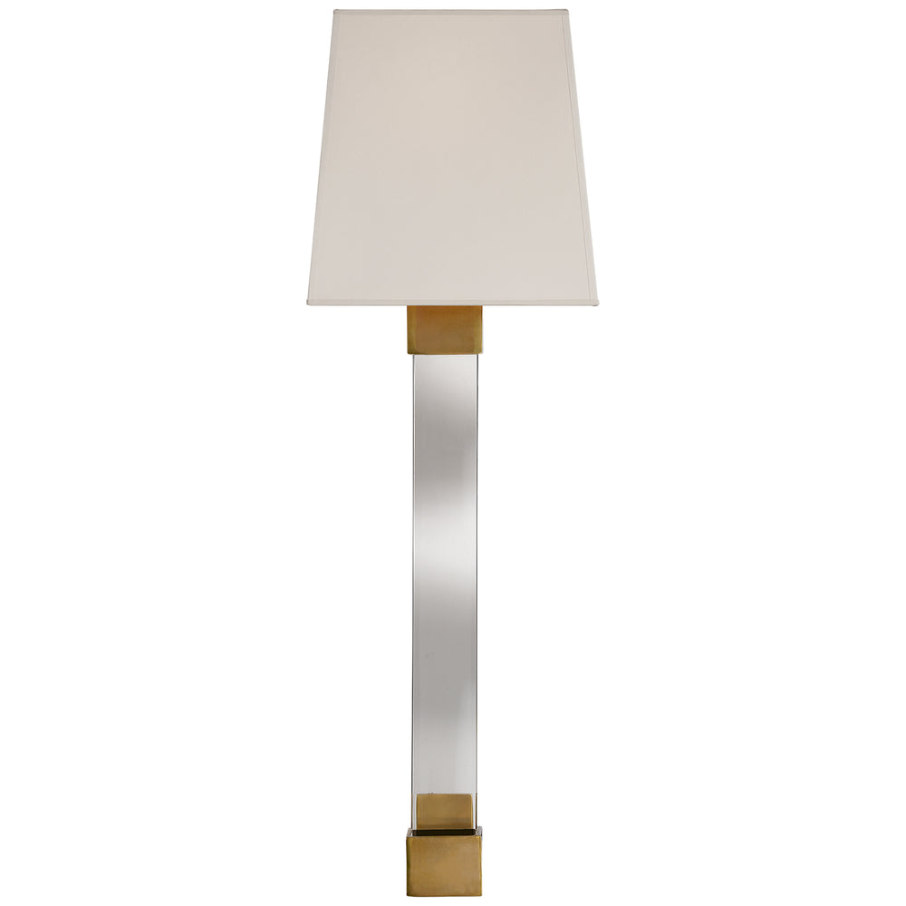 Visual Comfort Signature Canada - One Light Wall Sconce - Edgar - Crystal with Brass- Union Lighting Luminaires Decor