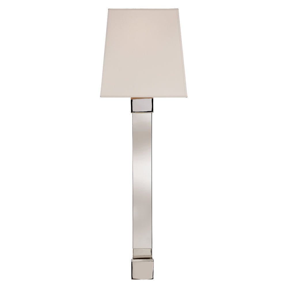Visual Comfort Signature Canada - One Light Wall Sconce - Edgar - Crystal with Polished Nickel- Union Lighting Luminaires Decor