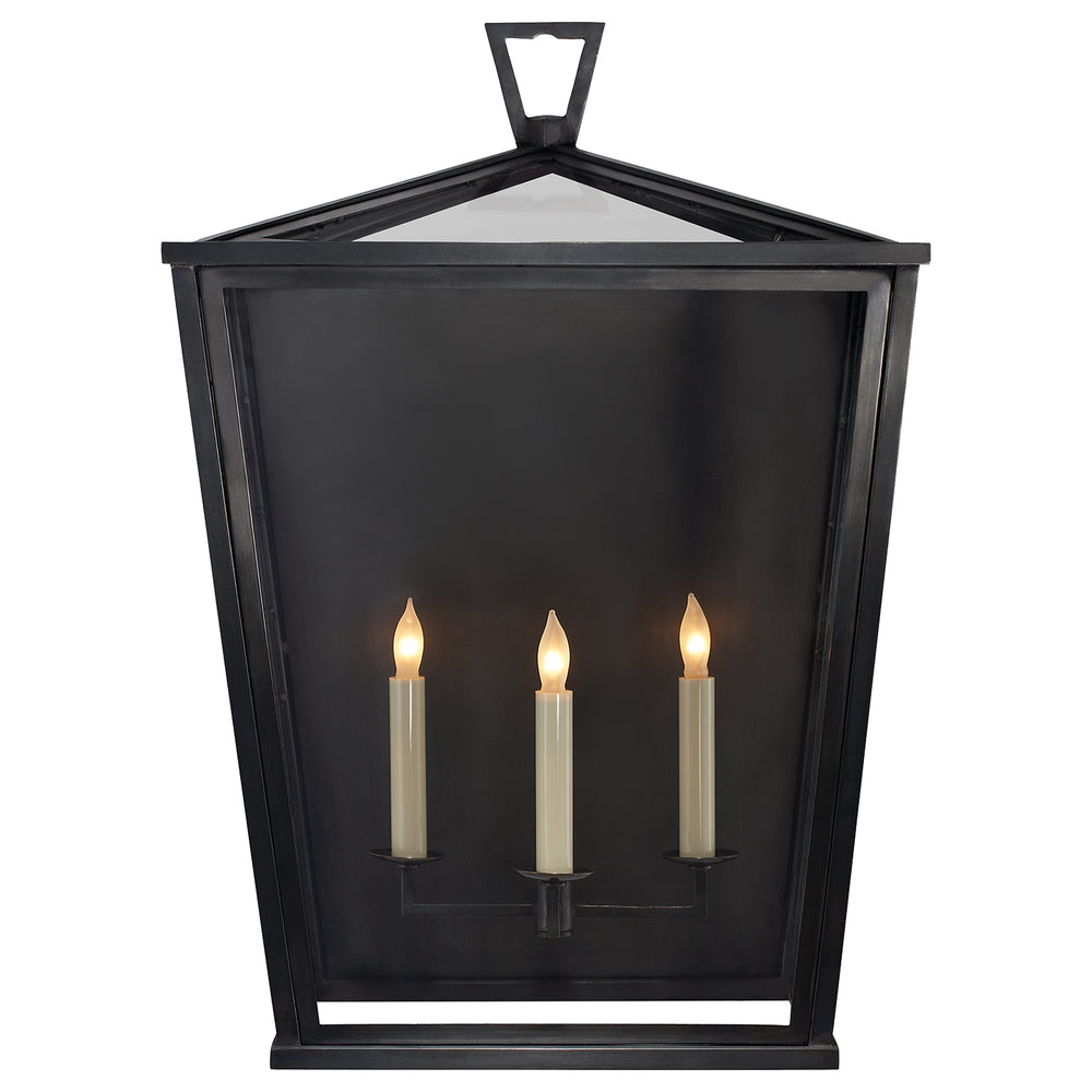 Visual Comfort Signature Canada - Three Light Wall Lantern - Darlana Outdoor - Bronze- Union Lighting Luminaires Decor