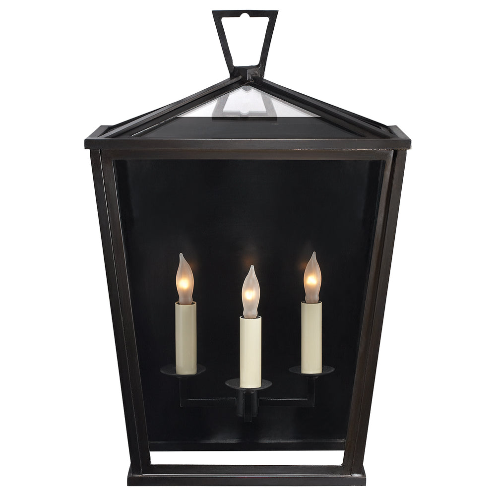 Visual Comfort Signature Canada - Three Light Wall Lantern - Darlana Outdoor - Bronze- Union Lighting Luminaires Decor