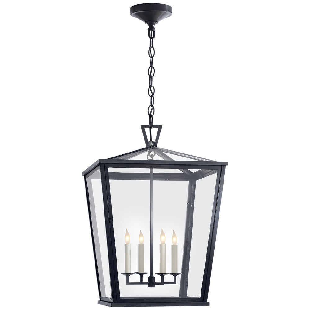 Visual Comfort Signature Canada - Four Light Hanging Lantern - Darlana Outdoor - Bronze- Union Lighting Luminaires Decor