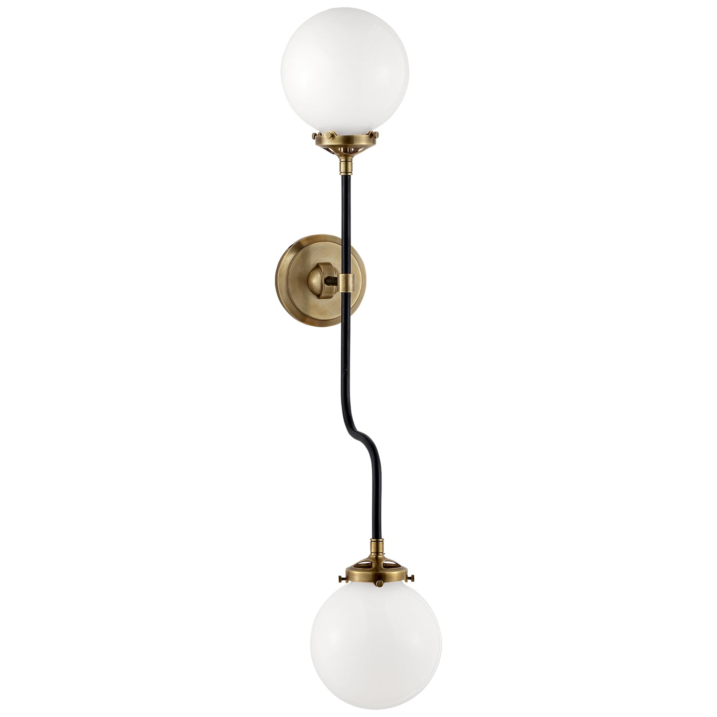 Visual Comfort Signature Canada - Two Light Wall Sconce - bistro - Hand-Rubbed Antique Brass- Union Lighting Luminaires Decor