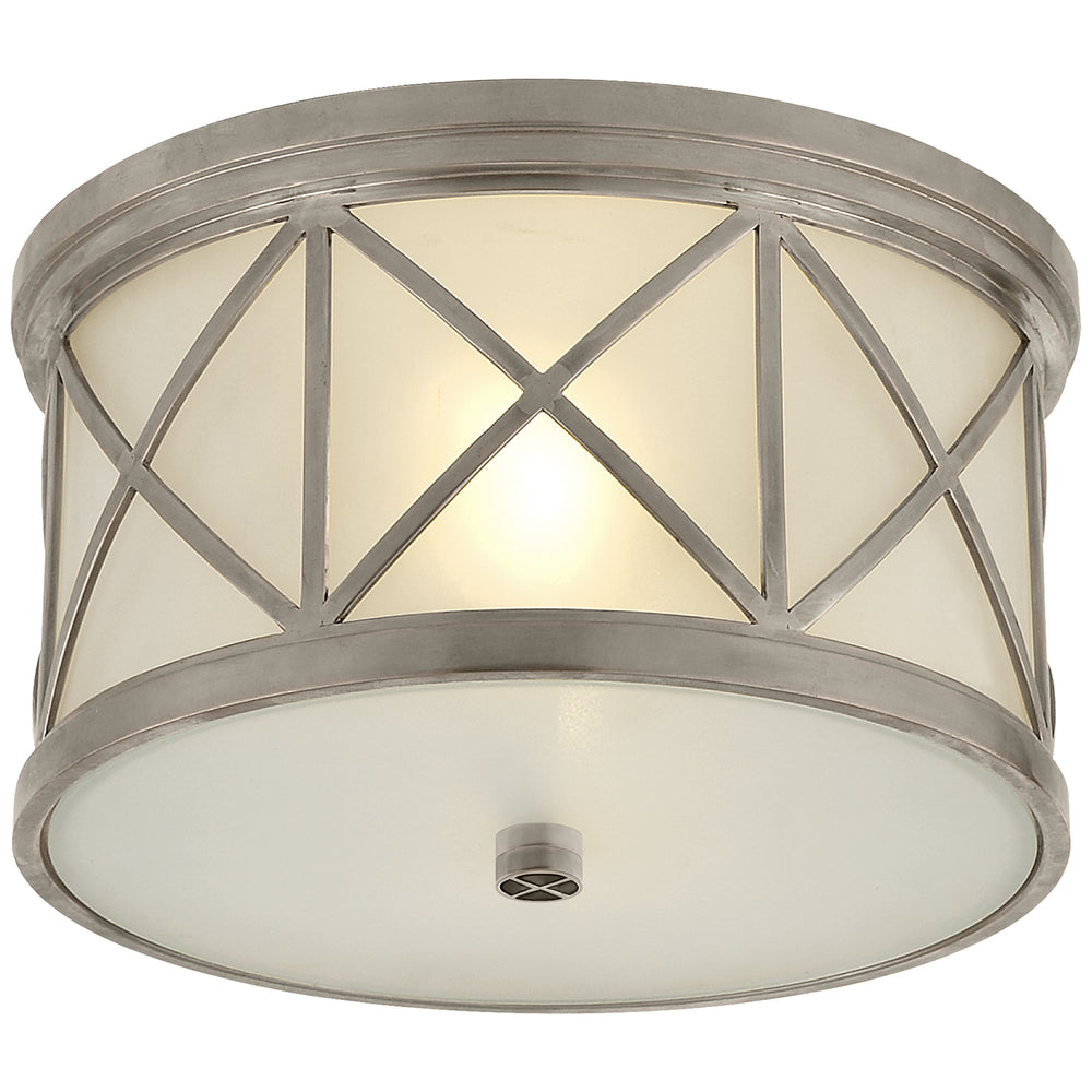 Visual Comfort Signature Canada - Two Light Flush Mount - Montpelier - Antique Nickel- Union Lighting Luminaires Decor