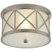 Visual Comfort Signature Canada - Two Light Flush Mount - Montpelier - Antique Nickel- Union Lighting Luminaires Decor