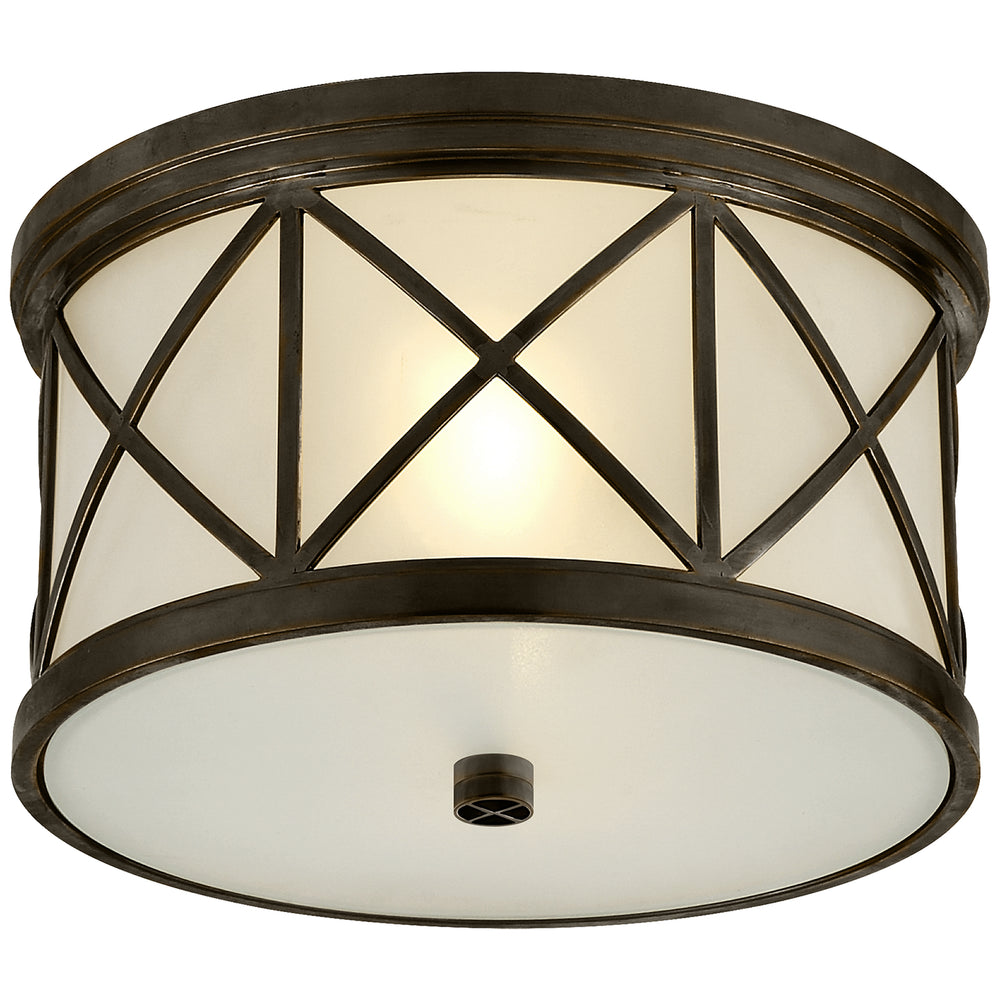 Visual Comfort Signature Canada - Two Light Flush Mount - Montpelier - Bronze- Union Lighting Luminaires Decor
