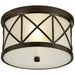 Visual Comfort Signature Canada - Two Light Flush Mount - Montpelier - Bronze- Union Lighting Luminaires Decor