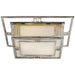 Visual Comfort Signature Canada - Two Light Flush Mount - Enrique - Burnished Silver Leaf- Union Lighting Luminaires Decor