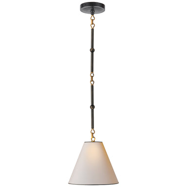 Visual Comfort Signature Canada - One Light Pendant - Goodman - Bronze With Antique Brass- Union Lighting Luminaires Decor