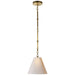 Visual Comfort Signature Canada - One Light Pendant - Goodman - Hand-Rubbed Antique Brass- Union Lighting Luminaires Decor