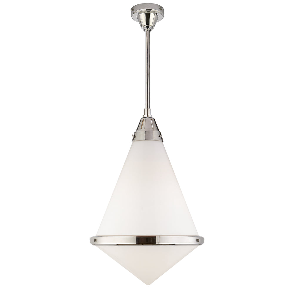 Visual Comfort Signature Canada - One Light Pendant - Gale - Polished Nickel- Union Lighting Luminaires Decor