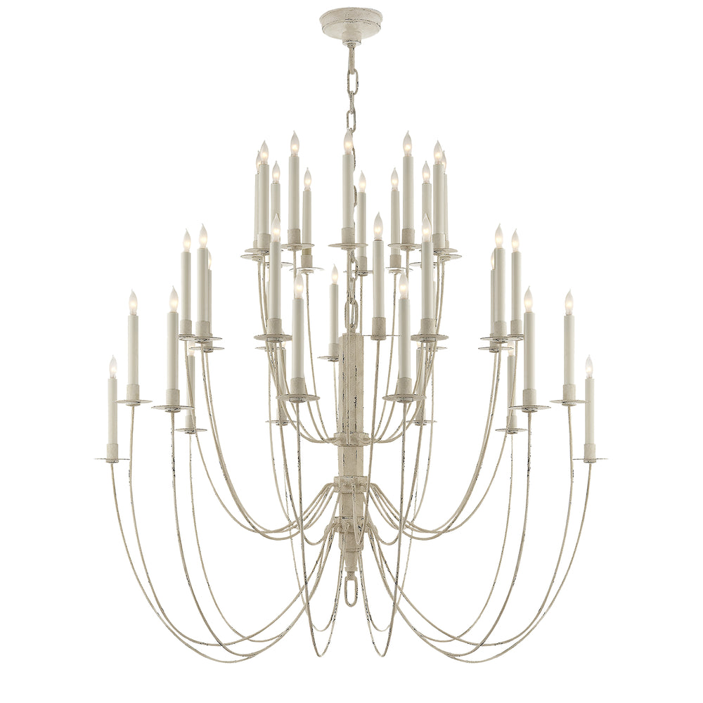 Visual Comfort Signature Canada - 36 Light Chandelier - Erika - Belgian White- Union Lighting Luminaires Decor