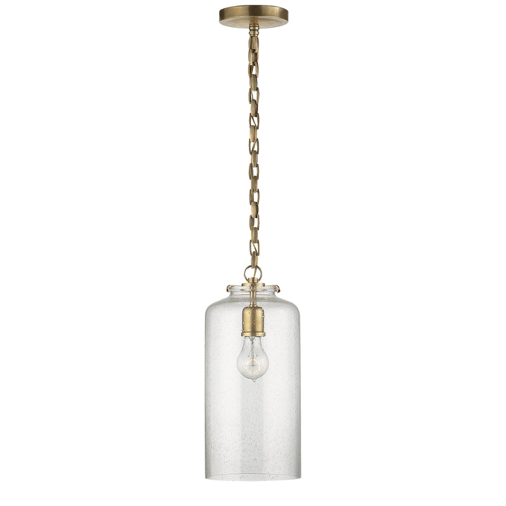 Visual Comfort Signature Canada - One Light Pendant - Katie Cylider - Hand-Rubbed Antique Brass- Union Lighting Luminaires Decor