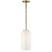 Visual Comfort Signature Canada - One Light Pendant - Katie Cylider - Hand-Rubbed Antique Brass- Union Lighting Luminaires Decor