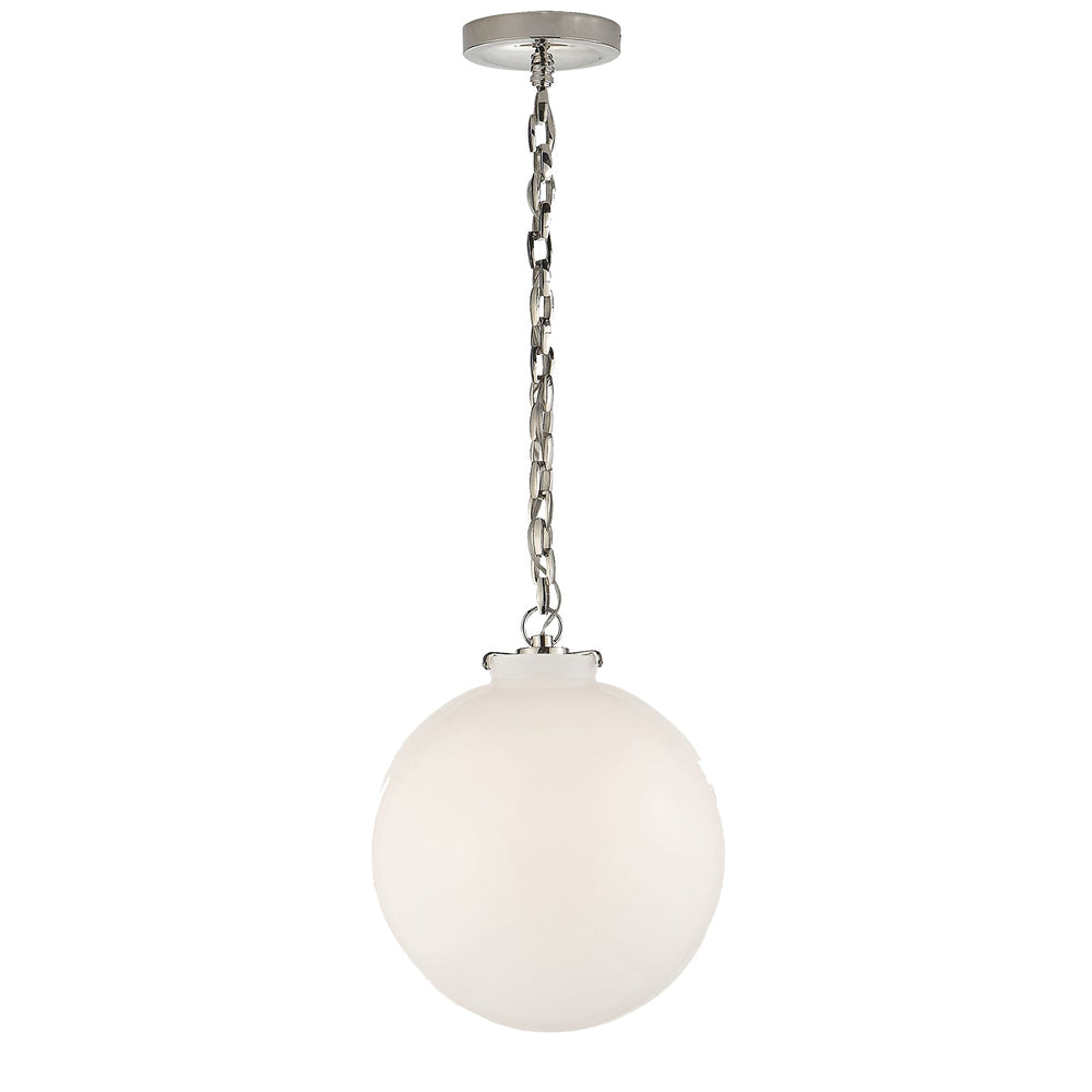 Visual Comfort Signature Canada - One Light Pendant - Katie Globe - Polished Nickel- Union Lighting Luminaires Decor