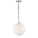 Visual Comfort Signature Canada - One Light Pendant - Katie Globe - Polished Nickel- Union Lighting Luminaires Decor