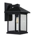 Z-Lite Canada - One Light Outdoor Wall Light - Portland - Black- Union Lighting Luminaires Decor