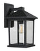 Z-Lite Canada - One Light Outdoor Wall Light - Portland - Black- Union Lighting Luminaires Decor