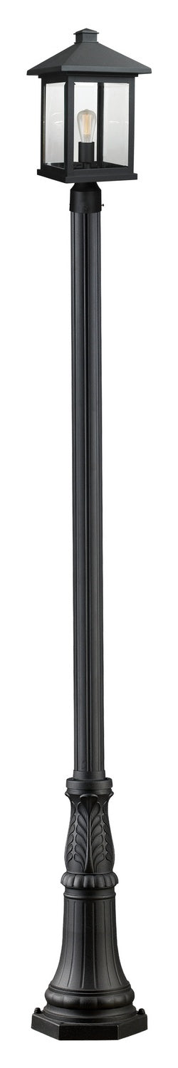 Z-Lite Canada - One Light Outdoor Post Mounted Fixture - Portland - Black- Union Lighting Luminaires Decor
