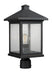 Z-Lite Canada - One Light Outdoor Post Mount Fixture - Portland - Oil Rubbed Bronze- Union Lighting Luminaires Decor