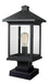 Z-Lite Canada - One Light Outdoor Pier Mounted Fixture - Portland - Black- Union Lighting Luminaires Decor