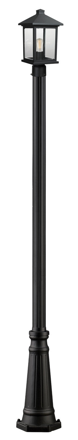 Z-Lite Canada - One Light Outdoor Post Mounted Fixture - Portland - Black- Union Lighting Luminaires Decor