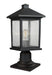 Z-Lite Canada - One Light Outdoor Pier Mounted Fixture - Portland - Oil Rubbed Bronze- Union Lighting Luminaires Decor