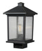 Z-Lite Canada - One Light Outdoor Post Mount Fixture - Portland - Oil Rubbed Bronze- Union Lighting Luminaires Decor