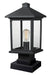 Z-Lite Canada - One Light Outdoor Pier Mounted Fixture - Portland - Black- Union Lighting Luminaires Decor