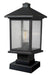 Z-Lite Canada - One Light Outdoor Pier Mounted Fixture - Portland - Oil Rubbed Bronze- Union Lighting Luminaires Decor