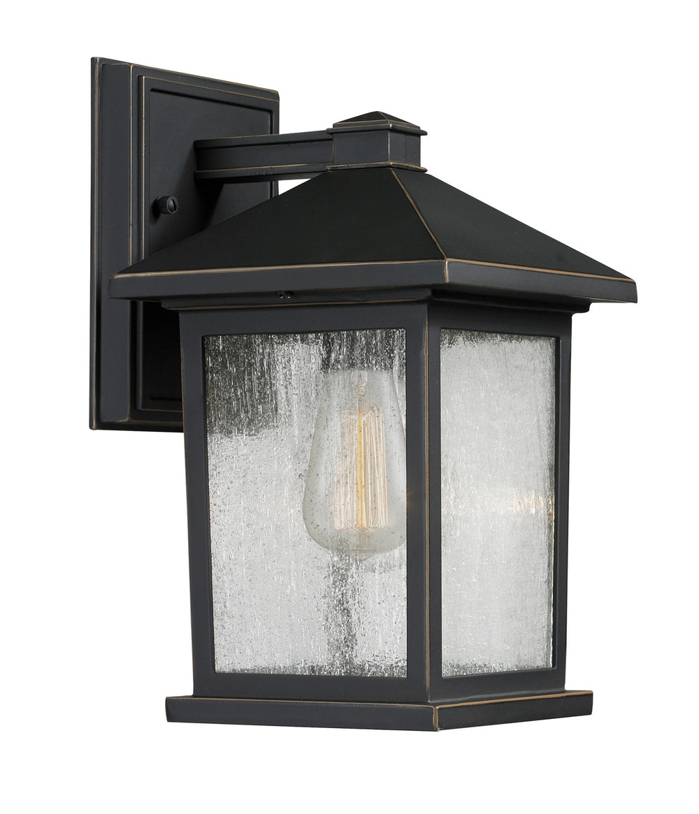 Z-Lite Canada - One Light Outdoor Wall Light - Portland - Oil Rubbed Bronze- Union Lighting Luminaires Decor