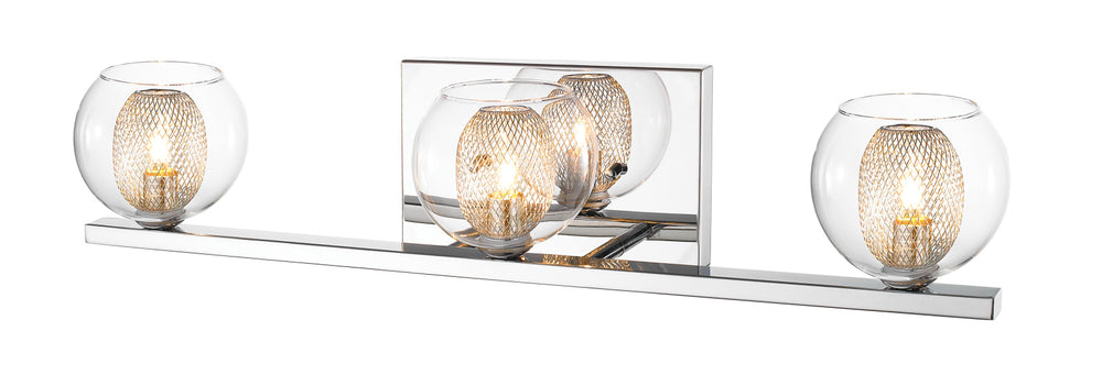 Z-Lite Canada - Three Light Vanity - Auge - Chrome- Union Lighting Luminaires Decor