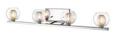 Z-Lite Canada - Four Light Vanity - Auge - Chrome- Union Lighting Luminaires Decor