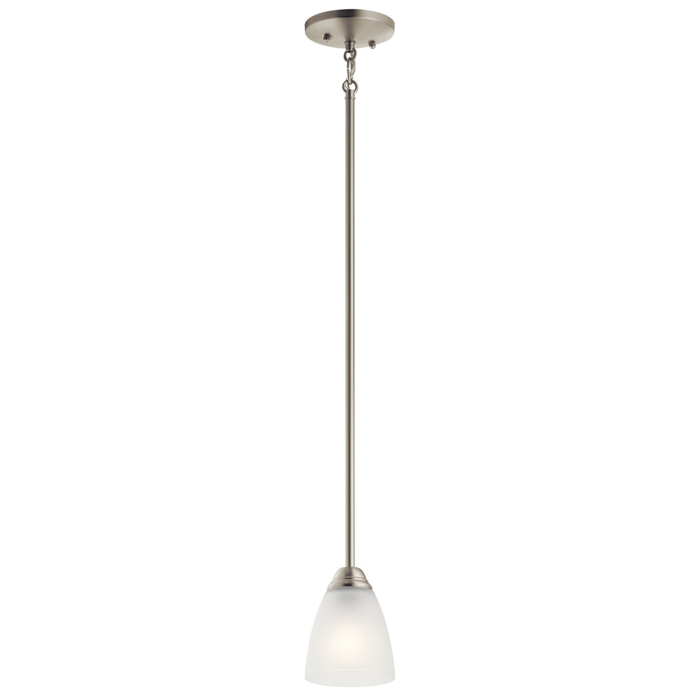 Kichler Canada - One Light Mini Pendant - Jolie - Brushed Nickel- Union Lighting Luminaires Decor