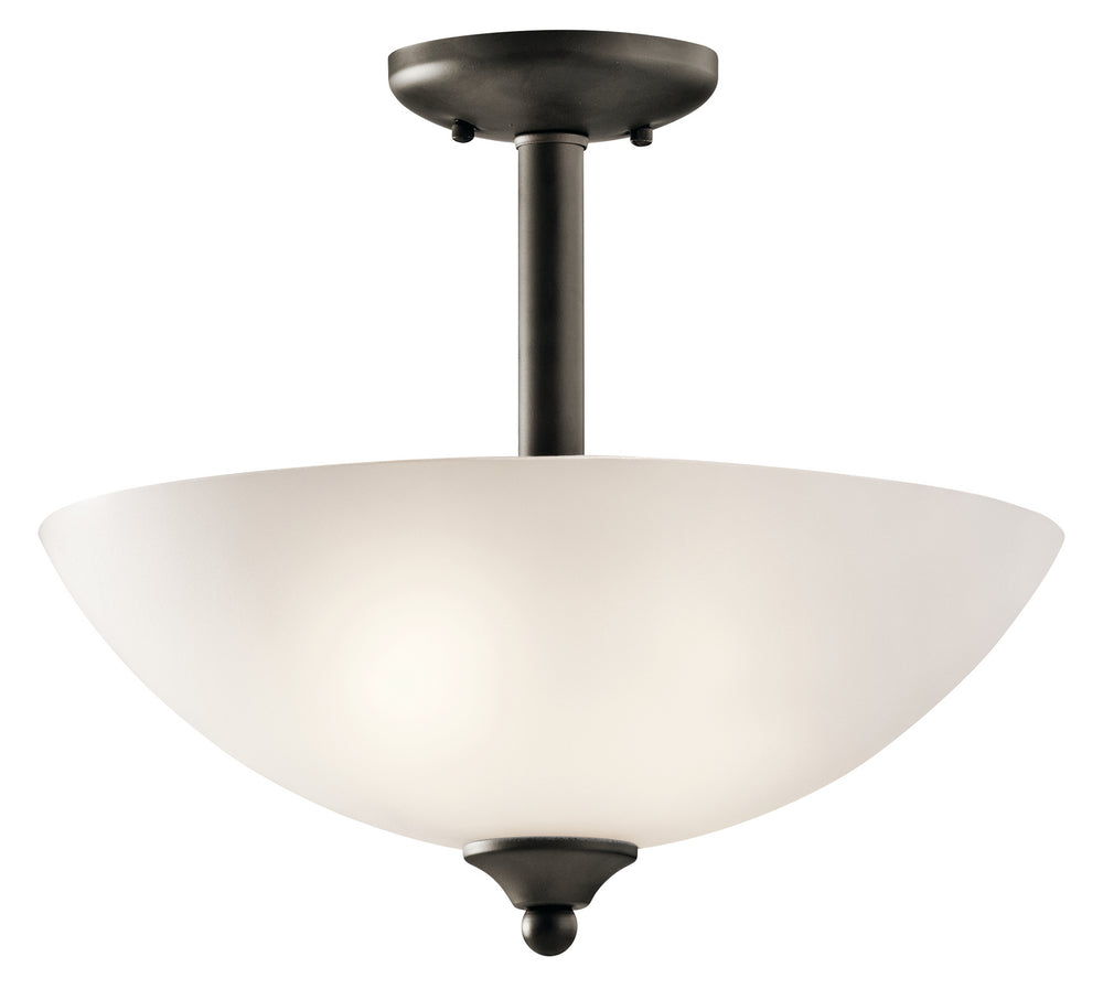 Kichler Canada - Two Light Pendant/Semi Flush - Jolie - Olde Bronze- Union Lighting Luminaires Decor