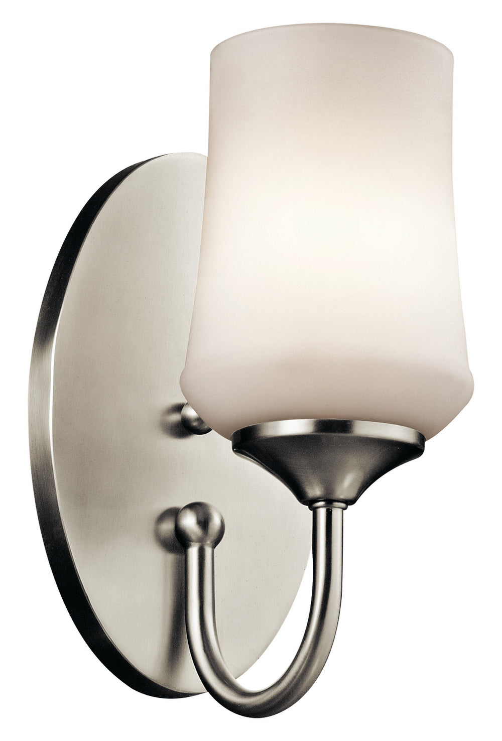 Kichler Canada - One Light Wall Sconce - Aubrey - Brushed Nickel- Union Lighting Luminaires Decor