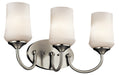 Kichler Canada - Three Light Bath - Aubrey - Brushed Nickel- Union Lighting Luminaires Decor