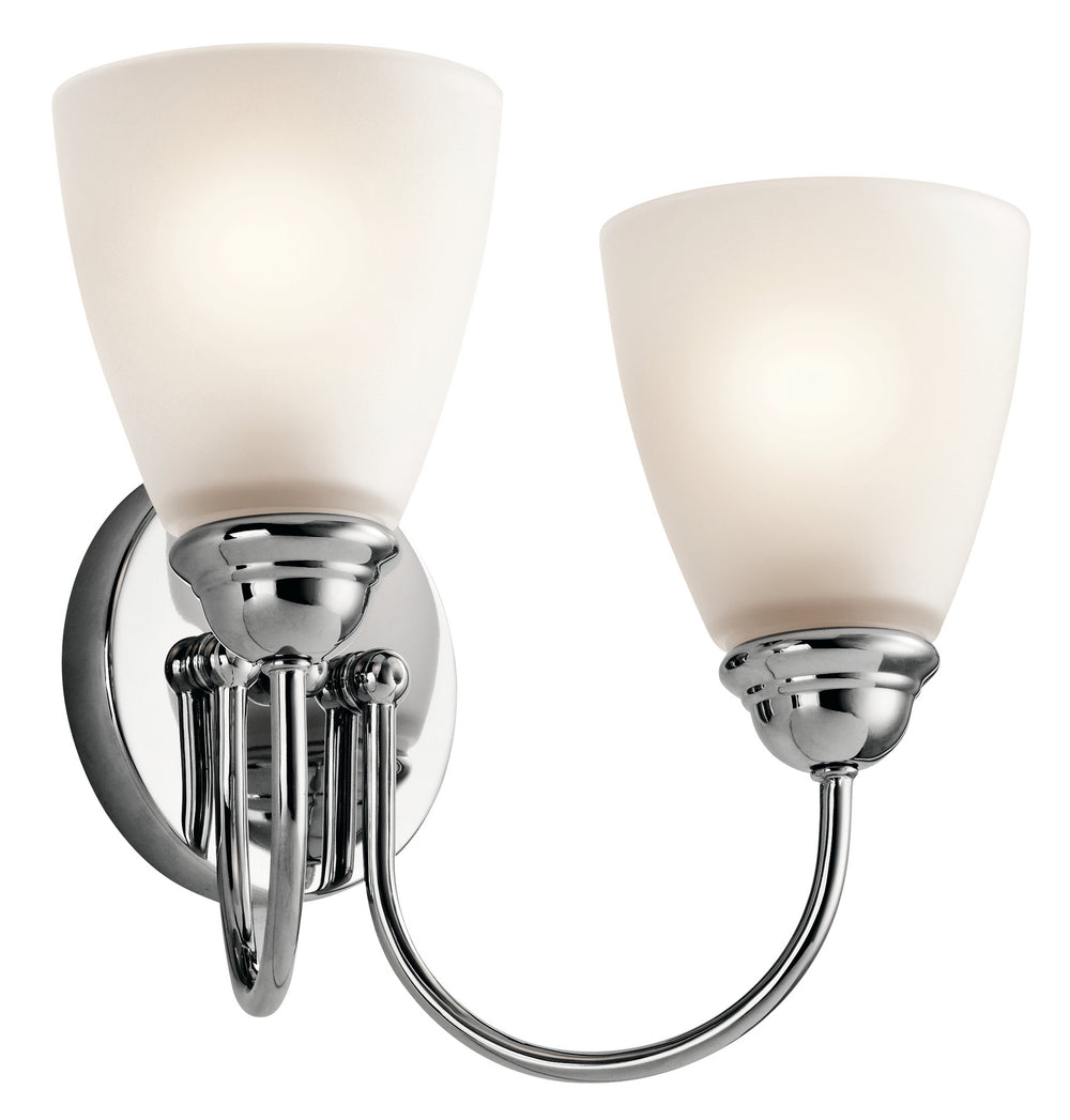 Kichler Canada - Two Light Bath - Jolie - Chrome- Union Lighting Luminaires Decor