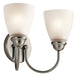 Kichler Canada - Two Light Bath - Jolie - Brushed Nickel- Union Lighting Luminaires Decor