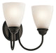 Kichler Canada - Two Light Bath - Jolie - Olde Bronze- Union Lighting Luminaires Decor