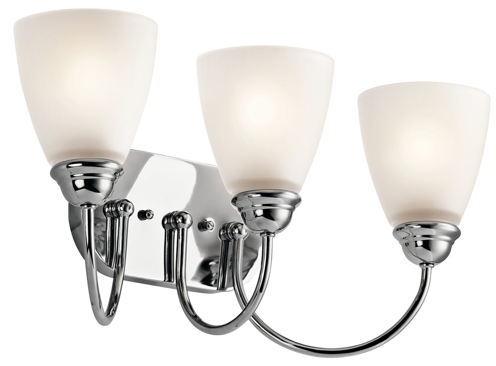 Kichler Canada - Three Light Bath - Jolie - Chrome- Union Lighting Luminaires Decor