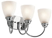 Kichler Canada - Three Light Bath - Jolie - Chrome- Union Lighting Luminaires Decor